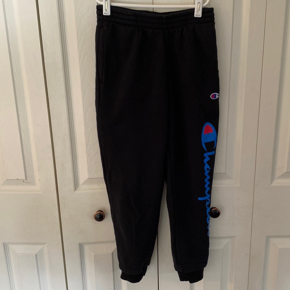 Champion Youth Medium Black Sweatpants - Picture 1 of 3